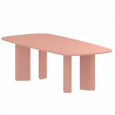 Design spisebord i ler fremstillet i Italien - Bonaldo geometrisk bord Viadurini