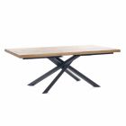 Design spisebord i træ og metal fremstillet i Italien - Skipper Viadurini