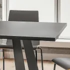 Luksus Fenix og metal spisebord lavet i Italien - Pinocchio Viadurini