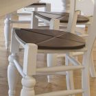 Ask spisebord og 4 stole medfølger Made in Italy - Rafael Viadurini
