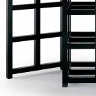 Sortmalet aske spisebord fremstillet i Italien - Sabatino Viadurini