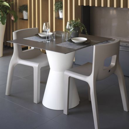 HPL spisebord med polyethylen struktur lavet i Italien - Rodeo Viadurini