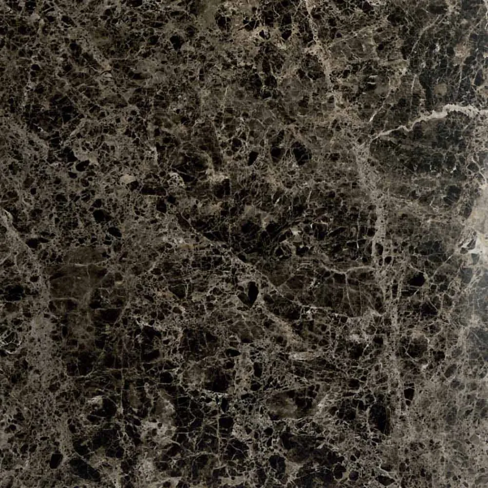 Spisebord i hypermarmor og stål Fremstillet i Italien, høj kvalitet - Ezzellino Viadurini