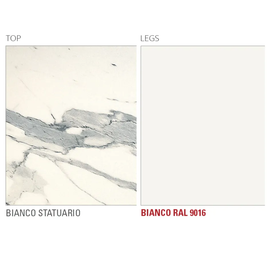 Spisebord i Laminam med aluminiumsstruktur Fremstillet i Italien - Bayern Viadurini