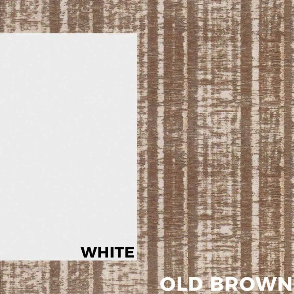 Moderne design udendørs træ og aluminium spisebord - Ganges Viadurini