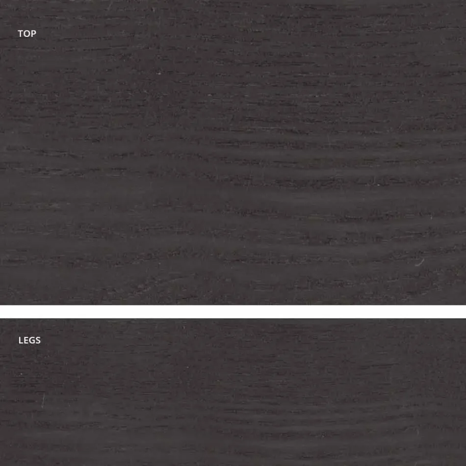 Mdf design træ spisebord lavet i Italien, Egisto Viadurini