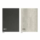 Metal spisebord og keramisk top Fremstillet i Italien Design - Anaconda Viadurini