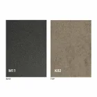 Metal spisebord og keramisk top Fremstillet i Italien Design - Anaconda Viadurini