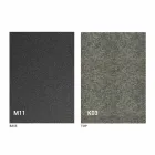 Metal spisebord og keramisk top Fremstillet i Italien Design - Anaconda Viadurini