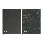 Metal spisebord og keramisk top Fremstillet i Italien Design - Anaconda Viadurini