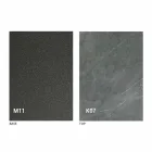 Metal spisebord og keramisk top Fremstillet i Italien Design - Anaconda Viadurini