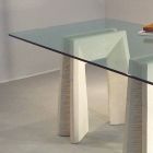 sten spisebord og moderne design krystal Arianna Viadurini