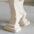 Stone spisebord og moderne design krystal Medusa Viadurini