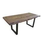 Secular Oak spisebord og 14 stole inkluderet Made in Italy - Dite, unikt stykke Viadurini