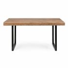 Spisebord i industriel stil i Homemotion i træ og stål - Molino Viadurini