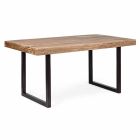 Spisebord i industriel stil i Homemotion i træ og stål - Molino Viadurini