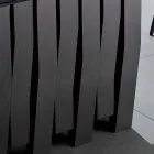 Spisebord i glas og massivt træ lavet i Italien, Egisto Viadurini