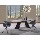 Moderne spisebord med porcelænstentøj - Meduno Viadurini