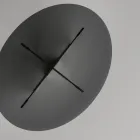 Ovalt spisebord med glasplade og bund Lavet i Italien - Tiseo Viadurini