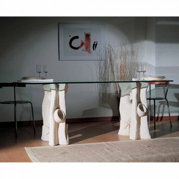 ovale spisebord petra og moderne design krystal Daiana
