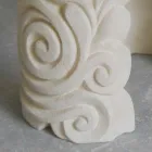 ovale spisebord i sten og moderne design krystal Aden Viadurini