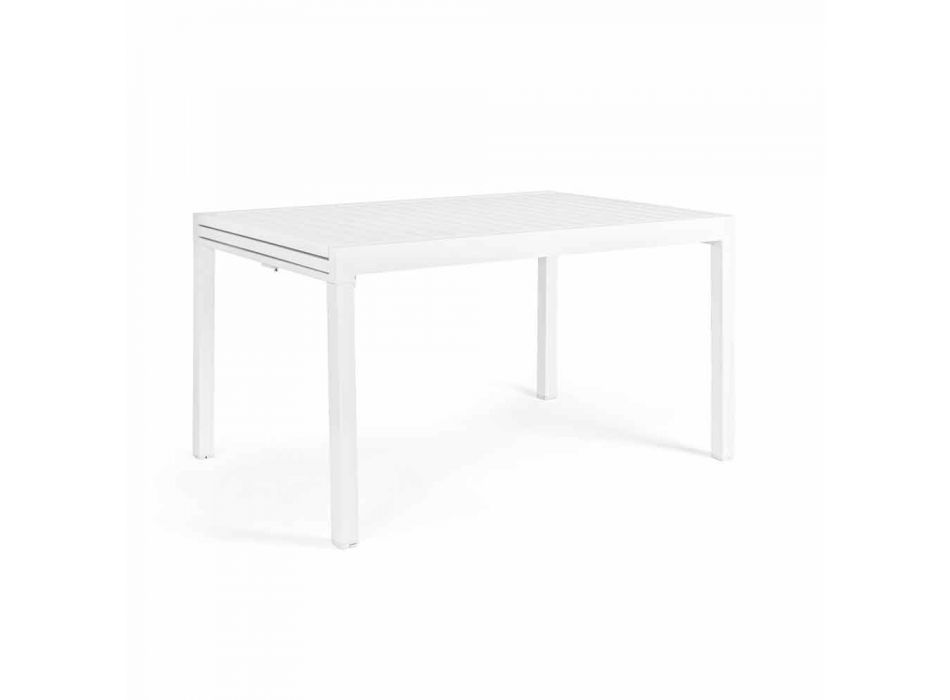Udvideligt udendørs spisebord Op til 270 cm i aluminium - Veria Viadurini