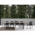 Udendørs spisebord med udtrækkelig top Op til 300 cm - Duffle Viadurini