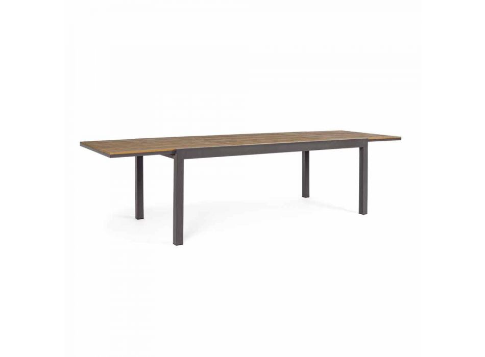 Udendørs spisebord med udtrækkelig top Op til 300 cm - Duffle Viadurini