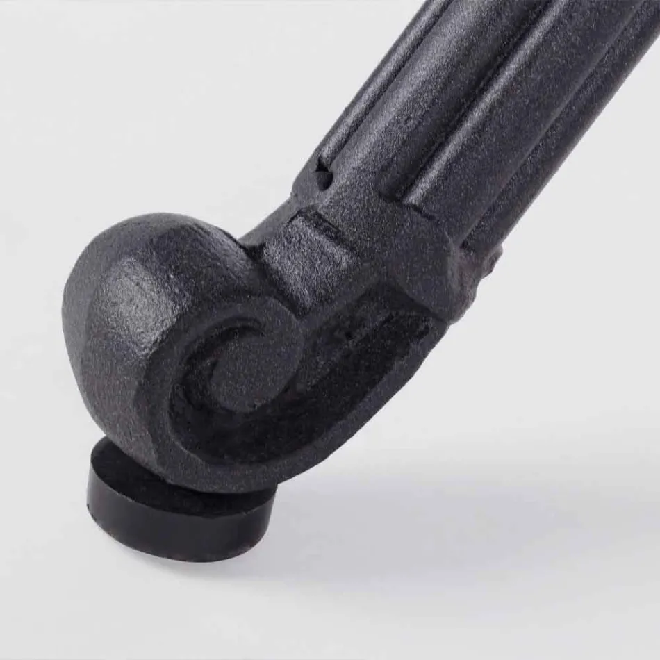 Udendørs spisebord i hvid eller antracitlakeret aluminium - hurtig Viadurini