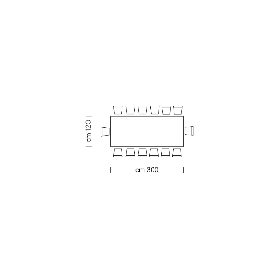Spisebordsplade i Laminam og understel i stål Fremstillet i Italien - Ezzellino Viadurini