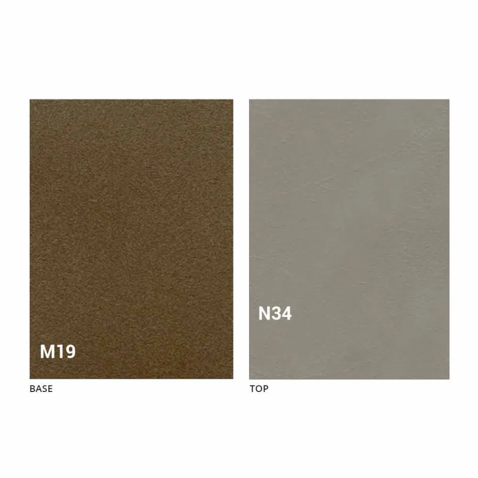 Moderne foldbart spisebord i træ og metal fremstillet i Italien - Menelao Viadurini