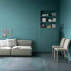 Moderne foldbart spisebord i træ og metal fremstillet i Italien - Menelao Viadurini