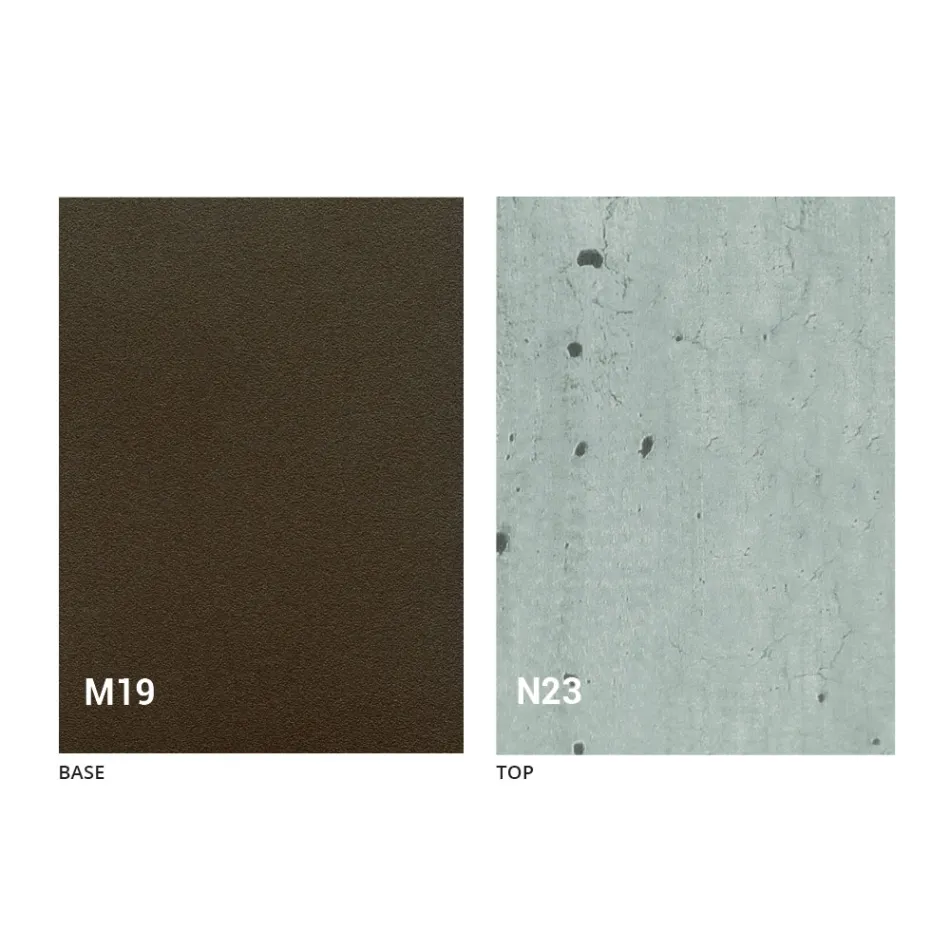 Moderne foldbart spisebord i træ og metal fremstillet i Italien - Menelao Viadurini