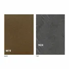 Moderne foldbart spisebord i træ og metal fremstillet i Italien - Menelao Viadurini