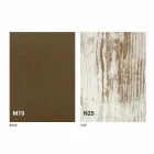 Moderne foldbart spisebord i træ og metal fremstillet i Italien - Menelao Viadurini