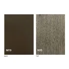 Moderne foldbart spisebord i træ og metal fremstillet i Italien - Menelao Viadurini