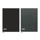 Rundt udtrækkeligt spisebord med træplade Fremstillet i Italien - Crodino Viadurini