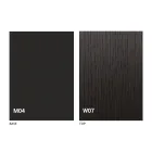 Rundt udtrækkeligt spisebord med træplade Fremstillet i Italien - Crodino Viadurini