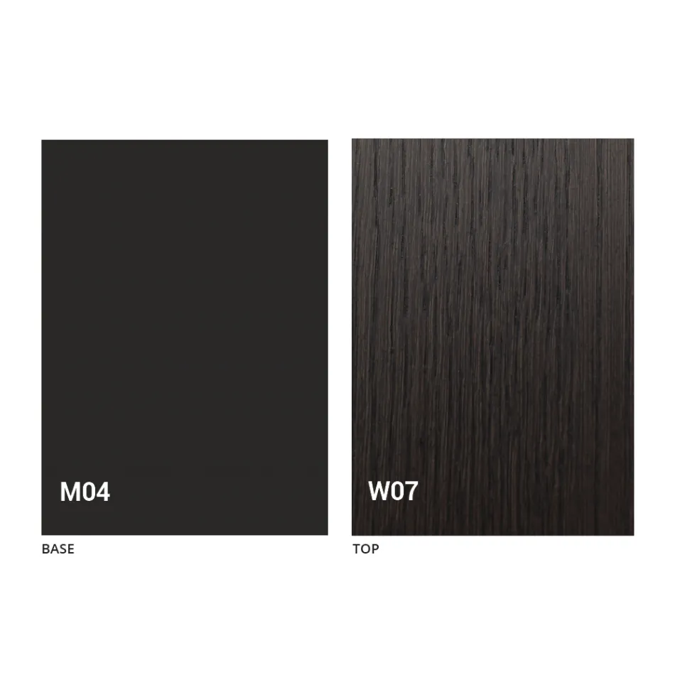 Rundt udtrækkeligt spisebord med træplade Fremstillet i Italien - Crodino Viadurini