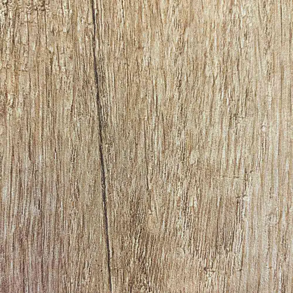 Rundt spisebord, der kan udvides Op til 370 cm i træ og metal - Caimano Viadurini