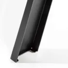 Rundt spisebord, der kan udvides Op til 370 cm i træ og metal - Caimano Viadurini