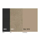 Rundt udtrækkeligt spisebord i laminam keramik fremstillet i Italien - Lupetto Viadurini