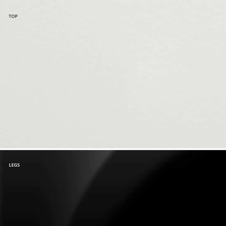 Rundt spisebord med laminatplade lavet i Italien – dollars Viadurini