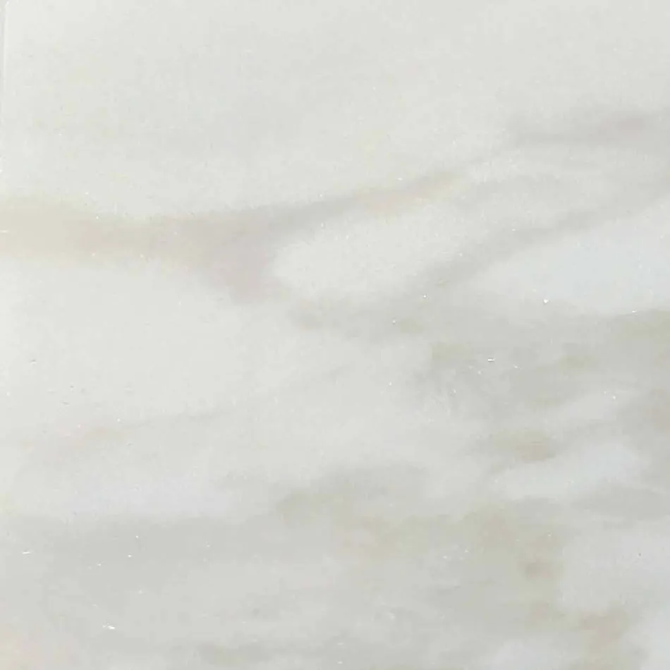 Rundt spisebord i marmor og malet aluminium fremstillet i Italien - Superb Viadurini