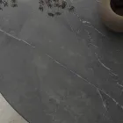 Rundt spisebord i metal og lamineret Hpl Fremstillet i Italien - Bastiano Viadurini