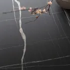 Rundt spisebord i metal og lamineret Hpl Fremstillet i Italien - Bastiano Viadurini