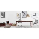 Spisebord i klassisk stil i massivt akacietræshomotion - Pitta Viadurini