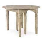 Rundt spisebord, der kan udvides til 272 cm i Homemotion Wood - Guglio Viadurini