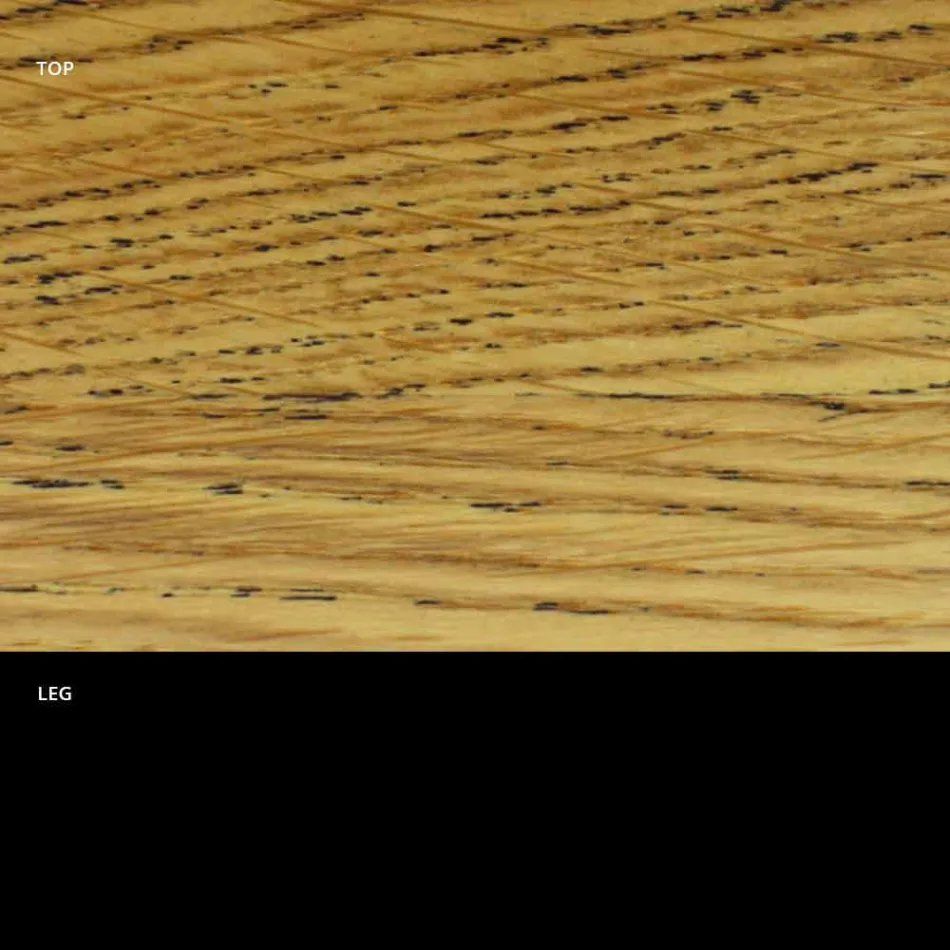 Rundt spisebord med fin fineret plade lavet i Italien - dollars Viadurini