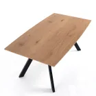 Stuebord med stålben og MDF-plade - Terullio Viadurini